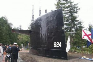 The Sail Of The USS Woodrow Wilson On Deterrent Park's Dedication Day