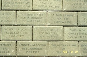 Additional USS James Monroe Crew Member Bricks At Deterrent Park