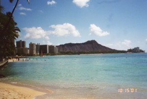 Diamond Head And Waikiki Beach