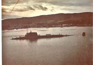 USS James Monroe in the Holy Loch