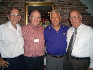 Jim Keller, Charlie Cross, Ken Shang, Jim Powell At The Dinner  Group Photos